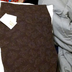 Lula Roe size xs Brown new skirt